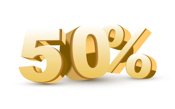 istock 3d shiny golden discount collection - 50 percent 501689939