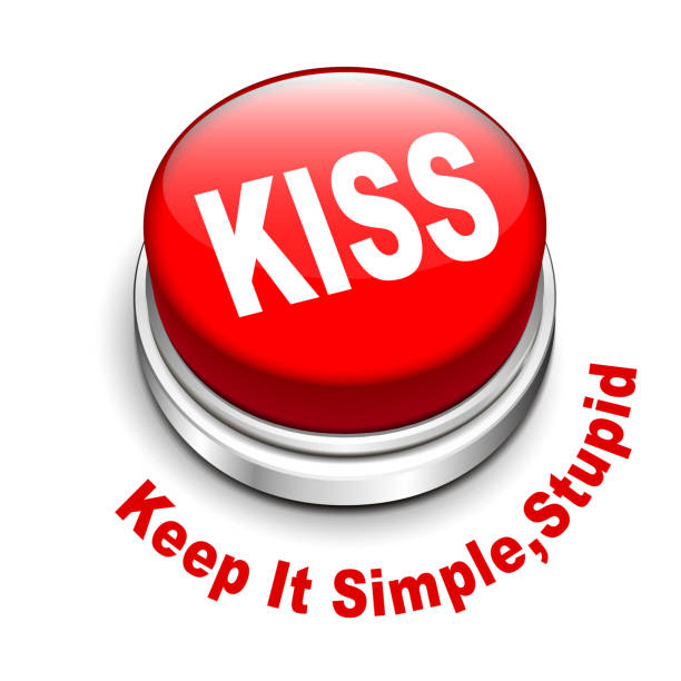 istock 3d illustration of principle of KISS ( Keep It Simple) 501690101