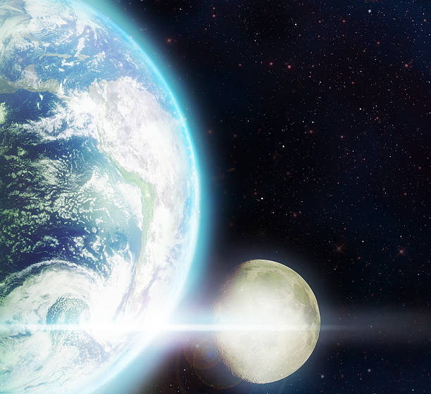 istock Two spheres on a journey through the night 501691063