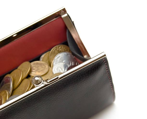 istock purse with coins isolated on white background 501692721
