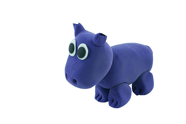 istock hippopotamus made from plasticine 501702760