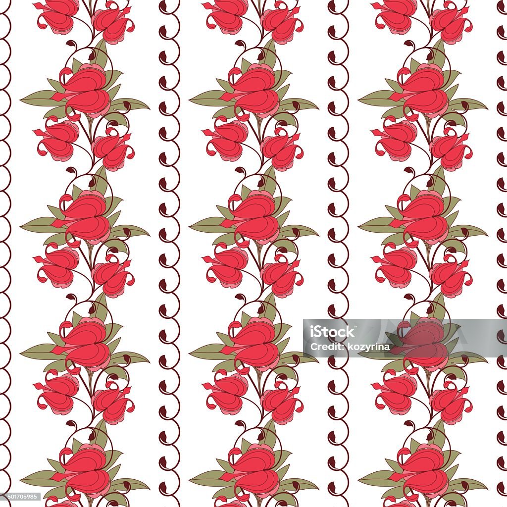 Invitation card with flowers. Invitation card with flowers. Vintage pattern. 10 eps. Abstract stock vector