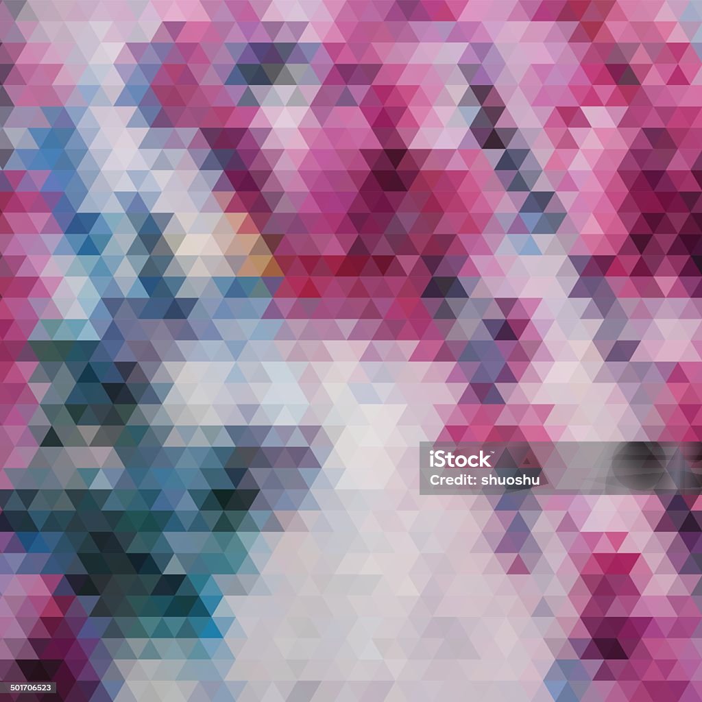 Abstract Color Triangle Style Pattern Background Stock Illustration ...