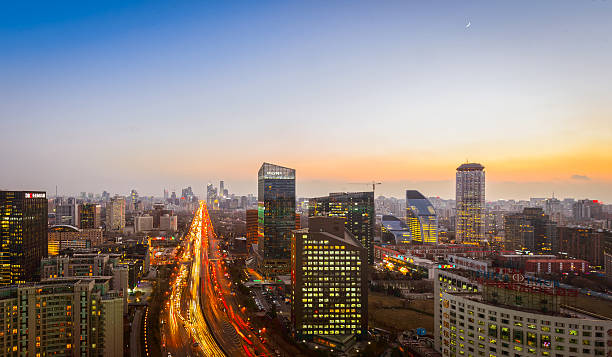 istock Beijing skyline at night, China cityscape 501707496