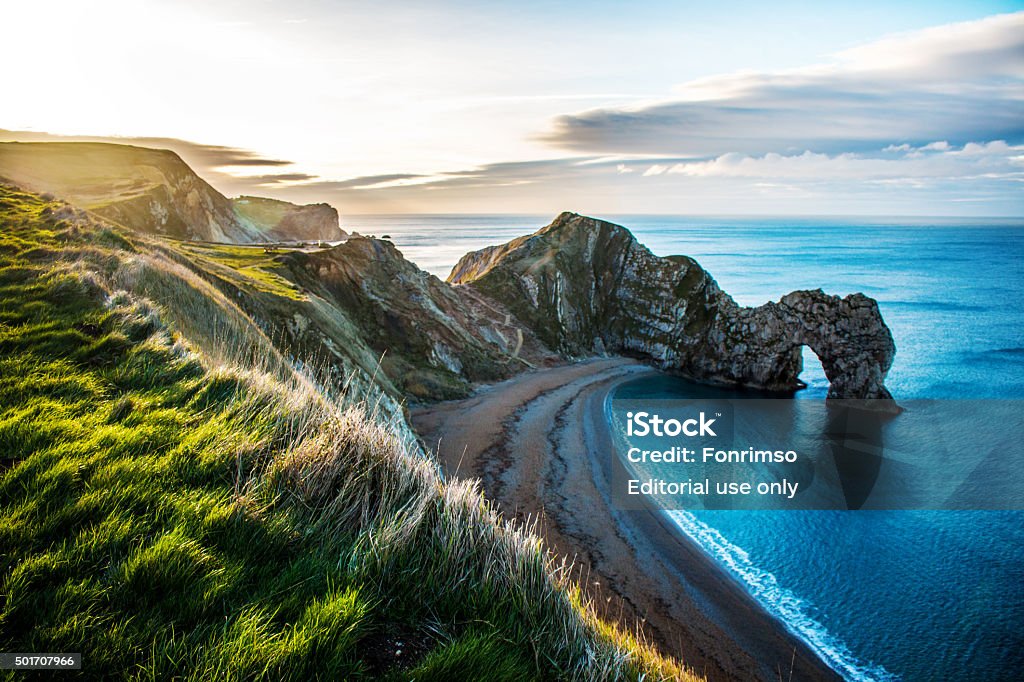 Durdle Door wunderschönen Dorset beach - Lizenzfrei Landschaft Stock-Foto