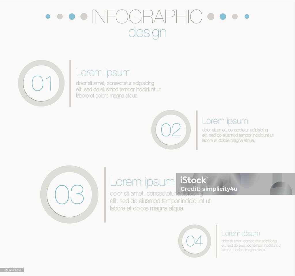 Infographie conception Minimal - clipart vectoriel de Abstrait libre de droits