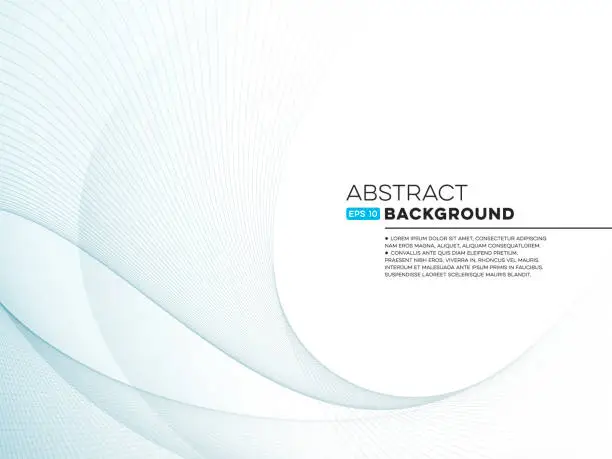 Vector illustration of Abstract Graphic Wave Background