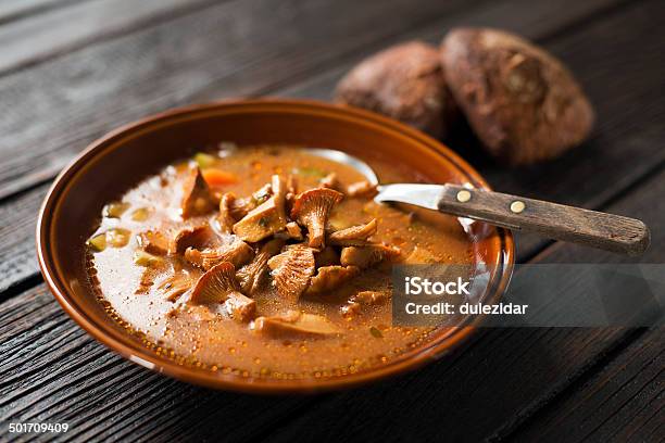 Mushroom Soup Stock Photo - Download Image Now - Appetizer, Autumn, Beige