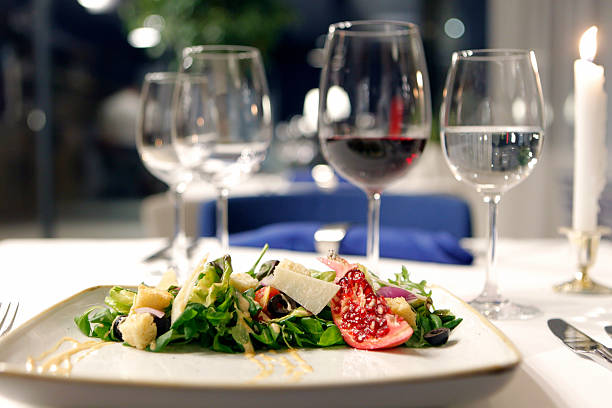 istock Lamb lettuce arugula Granna paddano and pepper dressing 501710014