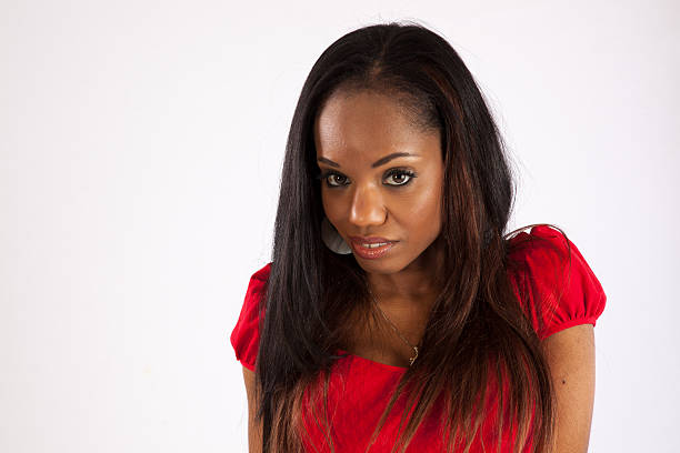 istock black woman looking at the camera 501711575