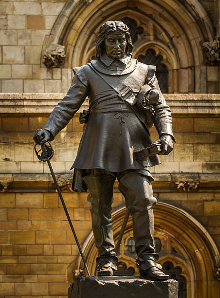 Statue of Oliver Cromwell  - 1899