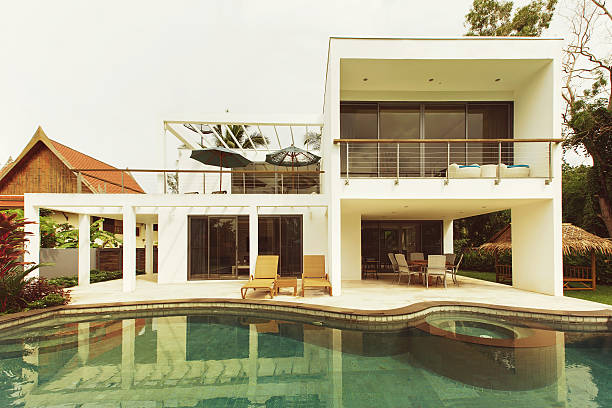 istock luxury Villa with swimming pool 501715960