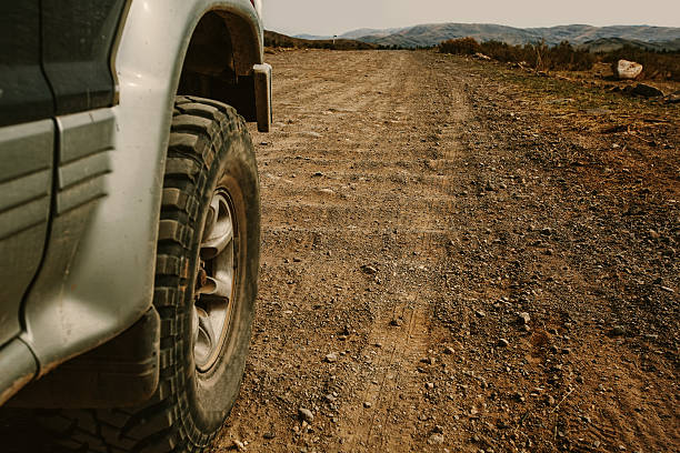 istock off-road jeep car on bad road 501716980