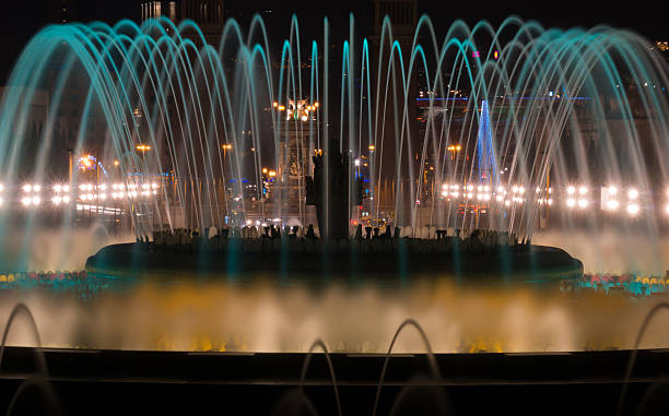 istock Magic Fountains from Montjuic Barcelona 501717022