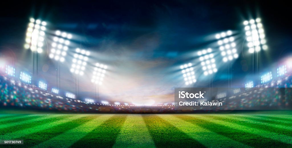 Light Soccer stadium Activity Stock Photo