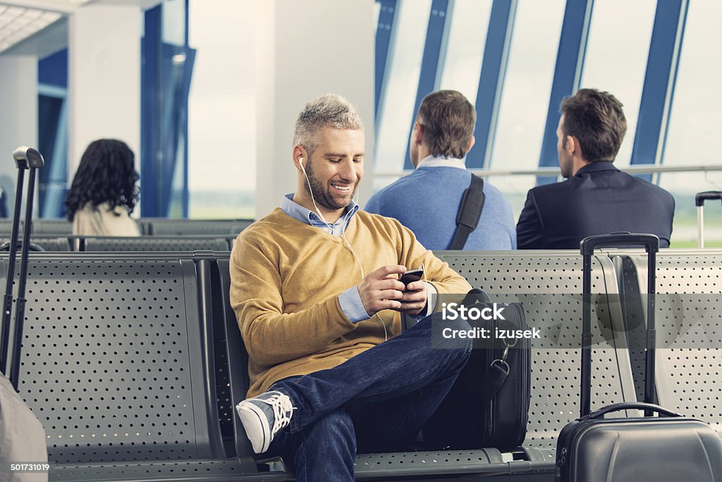 Am Flughafen-lounge - Lizenzfrei Entspannung Stock-Foto