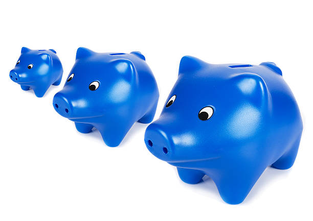 istock Three different sizes of piggy bank, symbolizing growth or savings 501731215