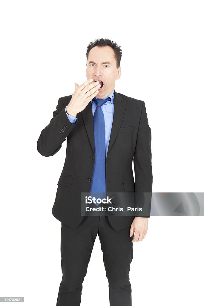 Handsome businessman doing different expressions in different sets of clothes Handsome businessman doing different expressions in different sets of clothes: yawning 30-39 Years Stock Photo