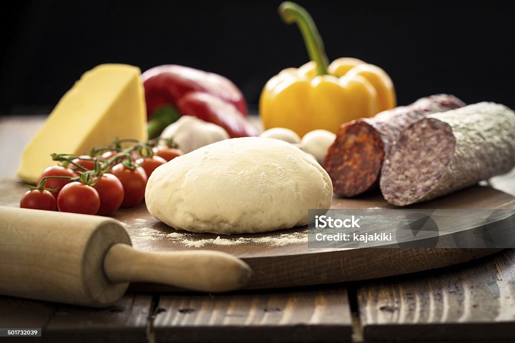 Pizza los ingredientes - Foto de stock de Ajo libre de derechos