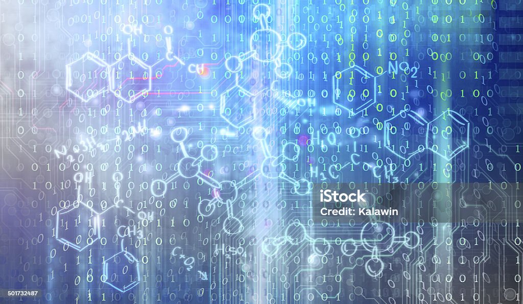 Science Chemical formulas Abstract Stock Photo