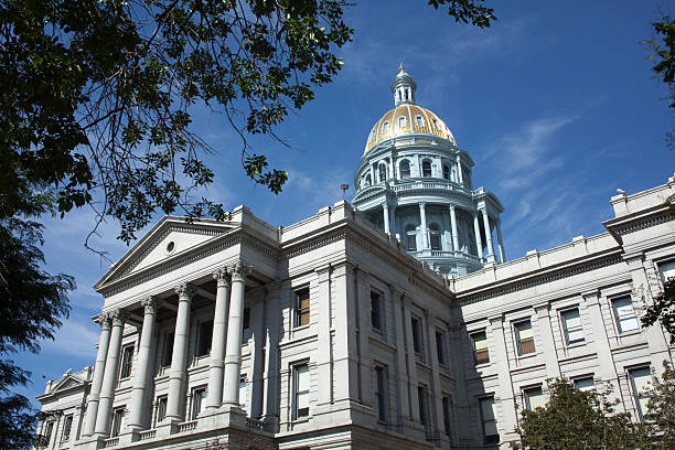 istock Gold domed Denver Colorado State Capitol 501734825