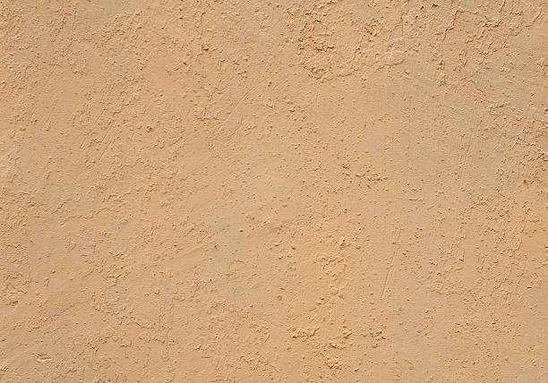istock Texture of cracked yellow wall 501734857