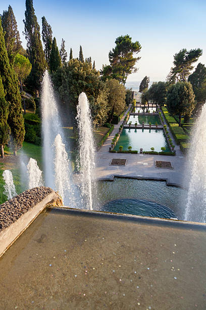istock fountain and garden in Tivoli  Rome Italy 501735021