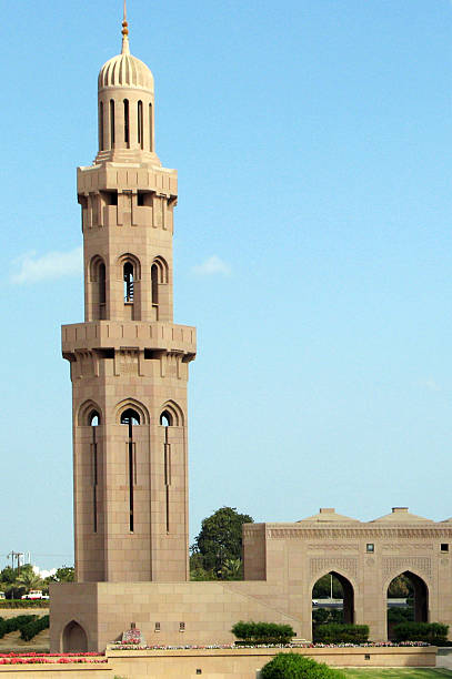 mesquita de al qubrah em muscat, omã - jalali - fotografias e filmes do acervo