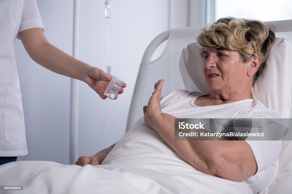 Refused Medication Refusing To Take Medicine Stock Photo - Download Image Now - Patient ...