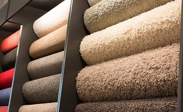 Carpet rolls Carpet rolls rolled up stock pictures, royalty-free photos & images