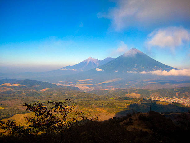 istock Guatemalan volcanoes, seen from the Pacaya Volcano. 501748876