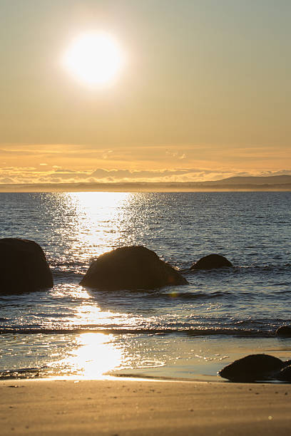 istock Beach and rocks during the sunset 501749282