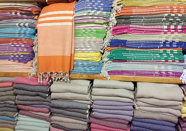 istock Traditional turkish cotton towels 501749744