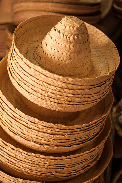 Traditional Mexican Hat, Cabo San Lucas. stock photo