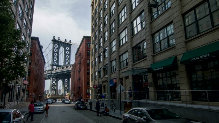 Manhattan bridge over Brooklyn