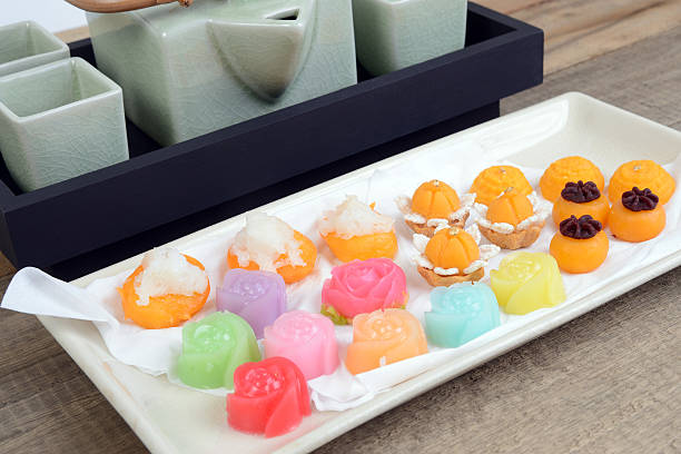 istock Various kinds of Thai traditional sweet. 501762620