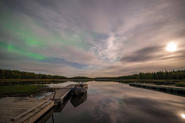 Northern Lights On Vee Lake