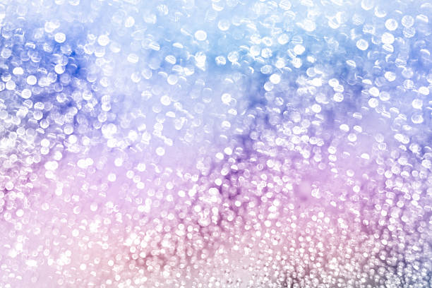 istock Defocused bokeh. Abstract background white bokeh circles for Chr 501769878