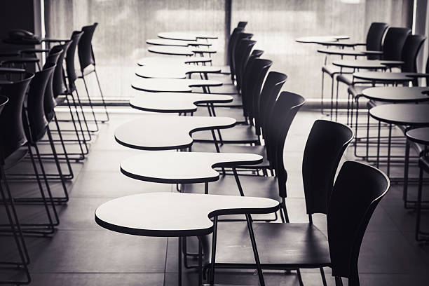 istock Lecture room with empty seats Education Seminar room 501772904