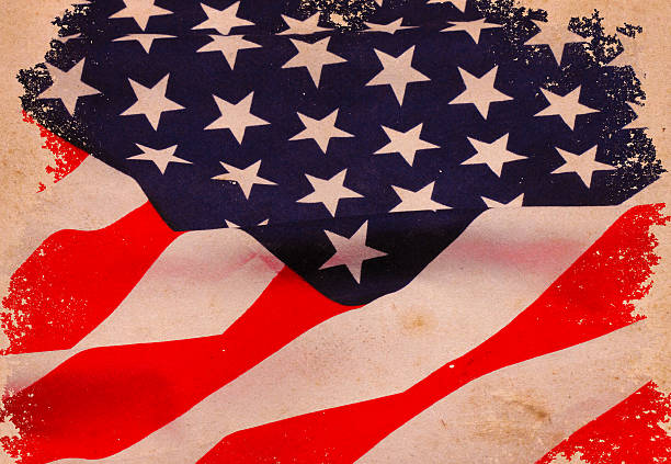 istock Closeup of American flag 501774090