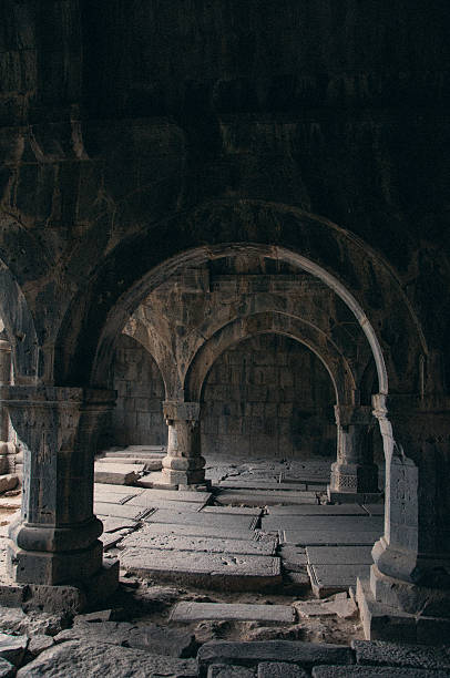 istock Monastery arcs in UNESCO protected Sanahin Monastery, Armenia, Eastern Europe 501774865