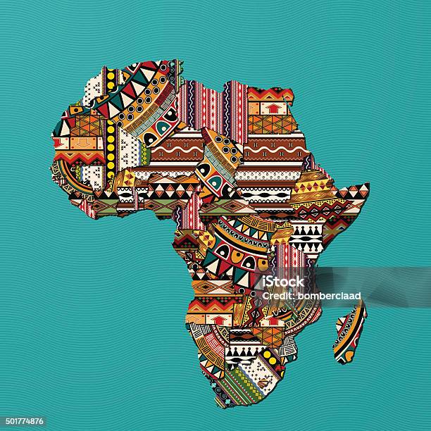 Africa Stock Illustration - Download Image Now - Africa, Map, Pattern