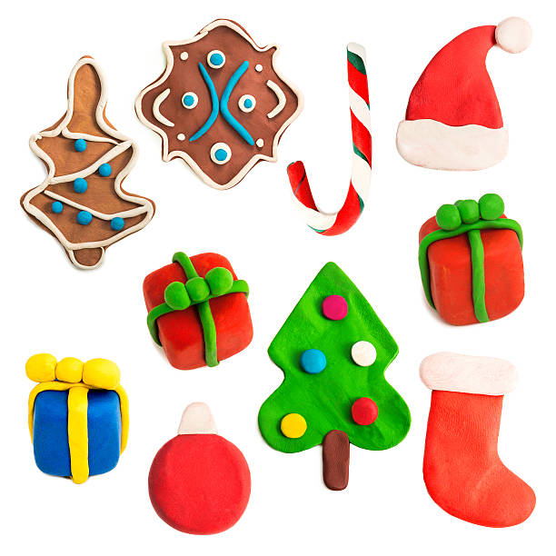 istock colorful christmas  figures made of plasticine 501776306
