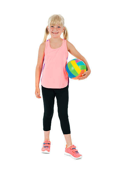 istock Little volleyball player 501776651
