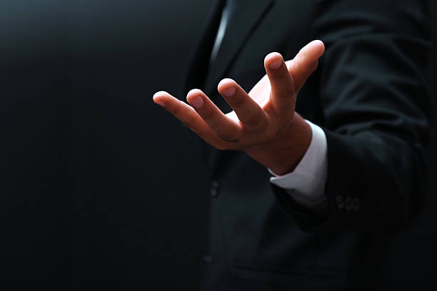 istock Midsection view of a businessman hand 501777345
