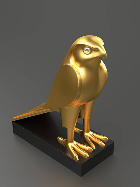 Golden Falcon Statue XL