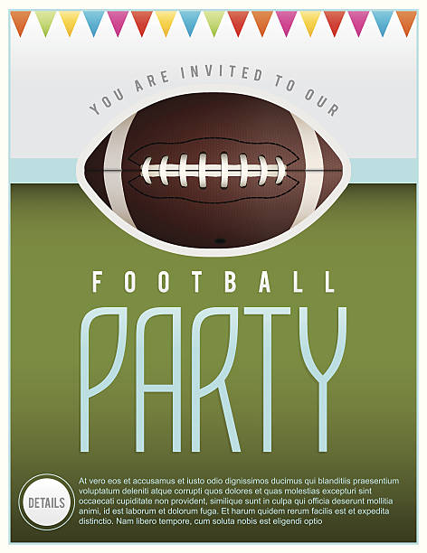 illustrations, cliparts, dessins animés et icônes de vecteurs de party flyer illustration - tailgate party illustrations