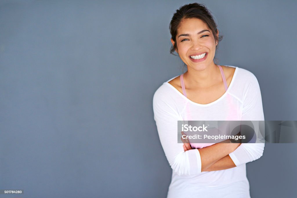 Motivate yourself or no one will Cropped shot of a sporty young woman standing with her arms folded against a grey backgroundhttp://195.154.178.81/DATA/i_collage/pi/shoots/806158.jpg Women Stock Photo