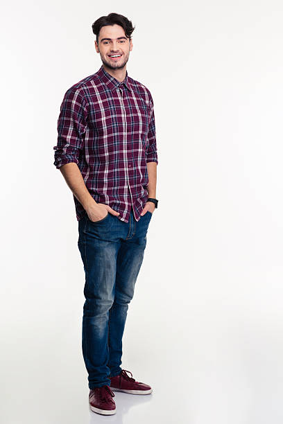 istock Full length portrait of a smiling man looking at camera 501791274