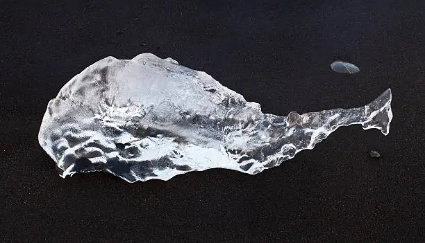 Photo of Piece of ice at the Glacier lagoon of Jökulsarlon, Iceland